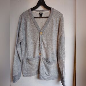 H&M Gray Cardigan Sweater